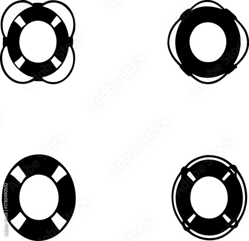 Lifebuoy vector, vector of safety guard, lifebuoy creative vector art, vector of lifebuoy illustration