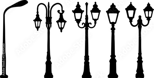 Street light vector, vector of street light, street light creative vector art, vector of street light illustration