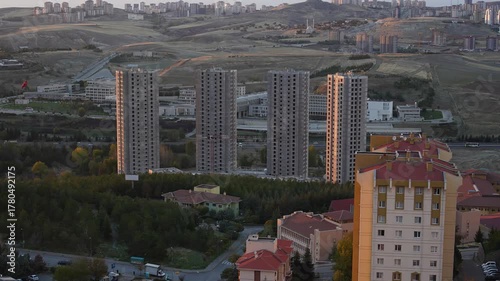 Time-Lapse of Urban Residential Area with Traffic and Construction — Modern City Life Motion