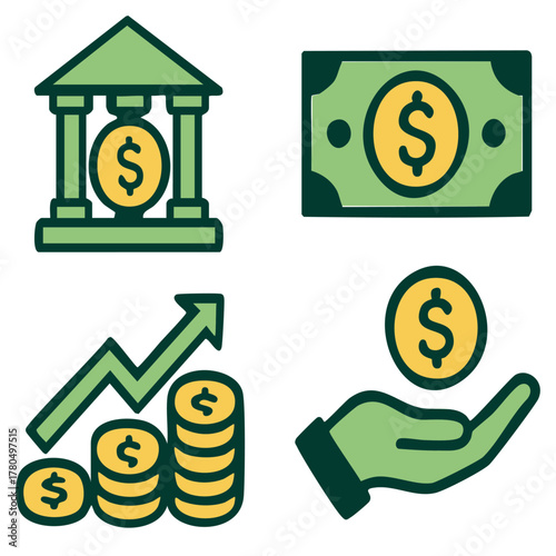 돈 관련 아이콘