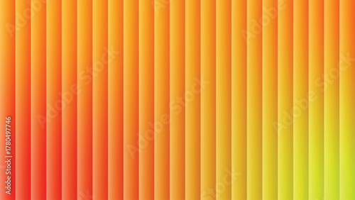 Vibrant Striped Backdrop: An eye-catching array of vertical stripes gradients from blazing orange to sunny yellow, creating a dynamic visual that sparks excitement and vitality.