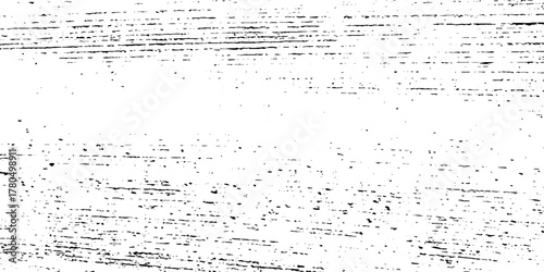 Vector wooden planks distress grungy effect paint. Black grungy ink wood material.