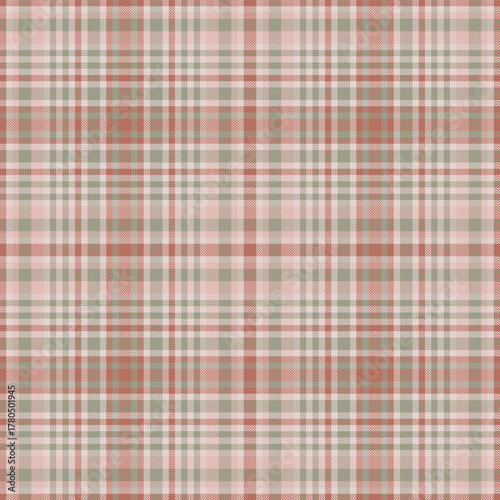 Dining room check plaid fabric, image background seamless textile. Menu texture vector tartan pattern in light and pastel colors.