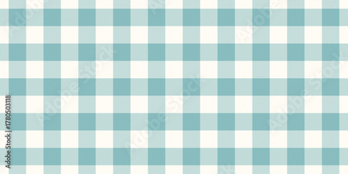 Copy space texture tartan textile, customizable seamless plaid pattern. Royal background vector fabric check in ivory and snow colors.