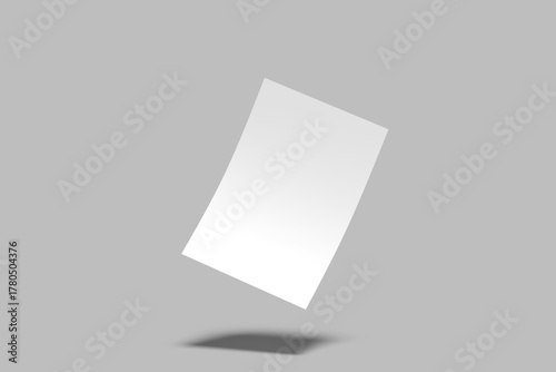 A4 Flyer or Poster Blank Mockup