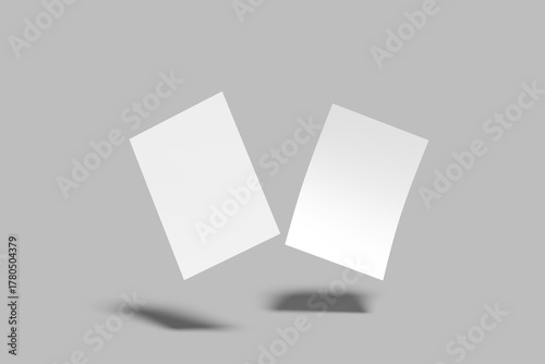 A4 Flyer or Poster Blank Mockup