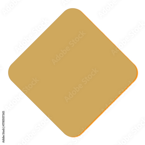 Blank yellow triangle road sign vector illustration for web and traffic safety warning information design