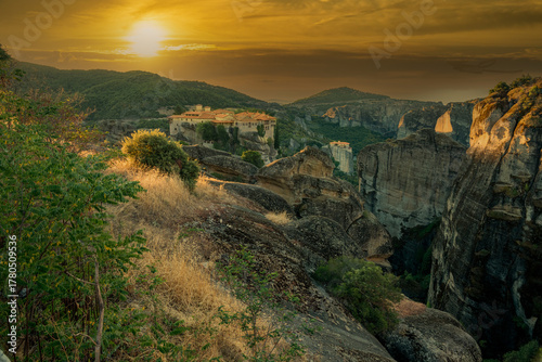 Orthodox Monasteries floating in the sky