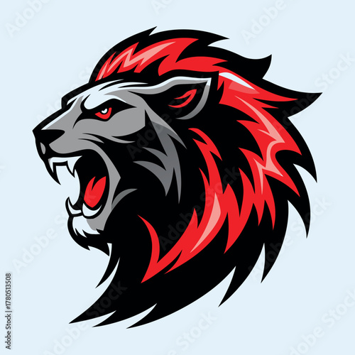 A lion logo 