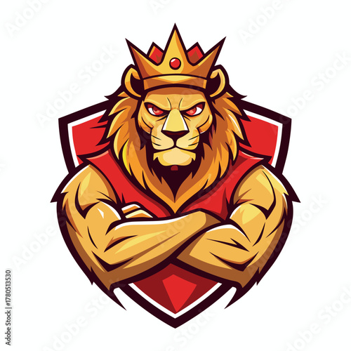 A lion logo 