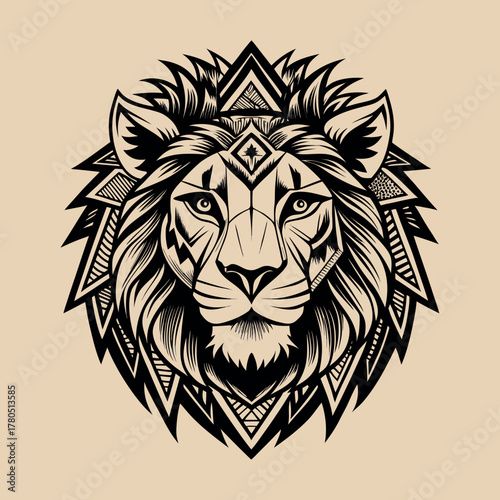 A lion logo 