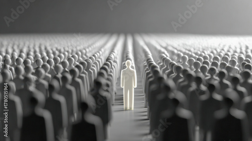 Standing out in a crowd, finding individuality and leadership