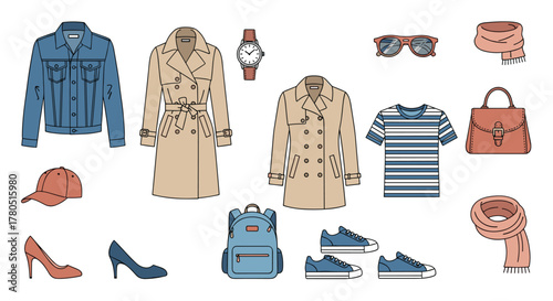 Stylish clothing and accessories collection featuring trending coats, shoes, scarves, bags, and more for everyday fashion inspiration