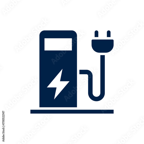 Charging station vector illustration icon design trendy