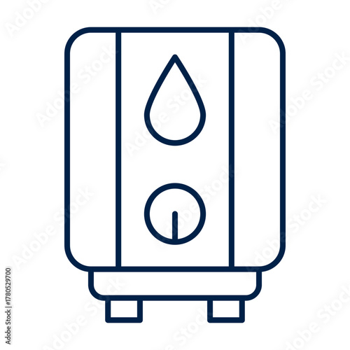 Water heater vector illustration icon design trendy
