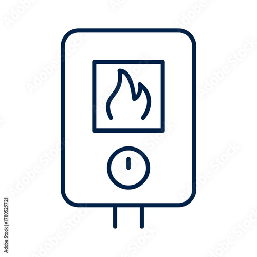 Water heater vector illustration icon design trendy