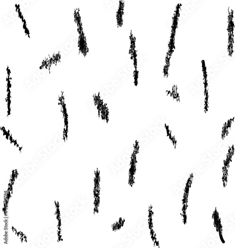 A texture in the form of distorted sticks scattered across the screen.