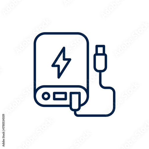Power bank vector illustration icon design trendy