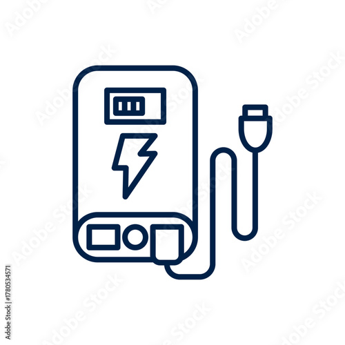 Power bank vector illustration icon design trendy