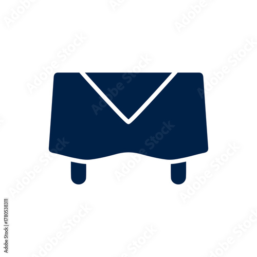 Tablecloth vector illustration icon design trendy