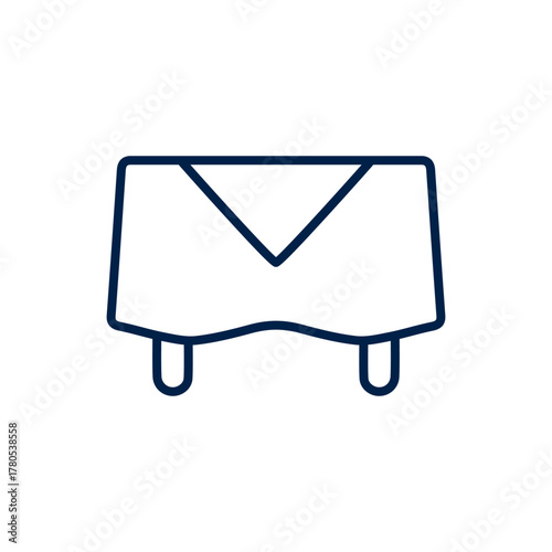 Tablecloth vector illustration icon design trendy