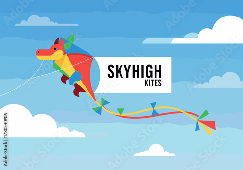 Skyward Kite Mascot for Brand and Adventure