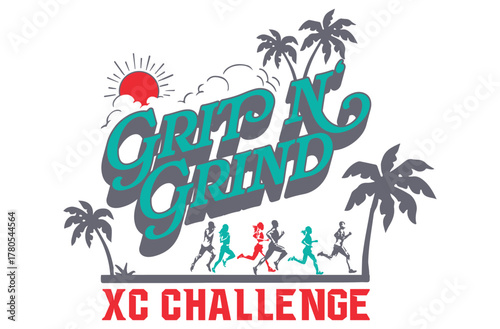 GRIP AND GRIND XC CHALLENGE T-SHIRT DESIGN