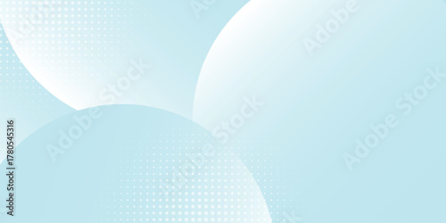 Minimalist abstract background with subtle blue and white gradient circle shapes. Modern overlapping style background concept for covers, brochures, certificates, presentations and websites. VOL. 5