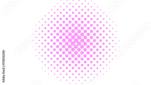 Seamless pink polka dot pattern vector illustration with abstract circles texture for Valentine's Day backdrop design