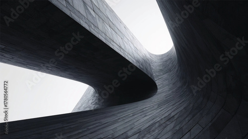 Architecture unique composition building or component.