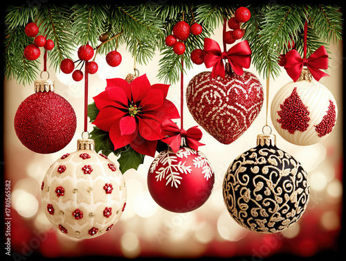 a Christmas picture collage