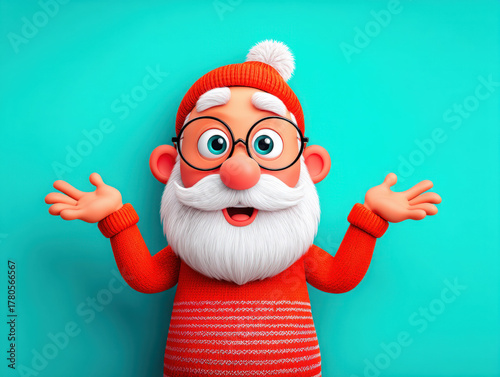 Confused santa claus