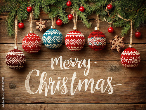 festive Christmas letter ba...