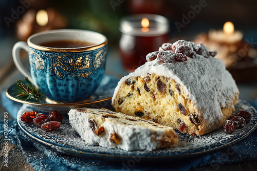 Christmas Stollen with powd...