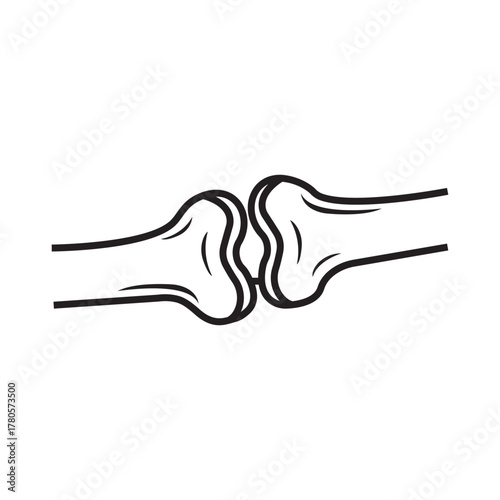 Bone Structure Interconnection Illustration Health Joints Anatomy Diagram Healthcare System Medical Graphic Design