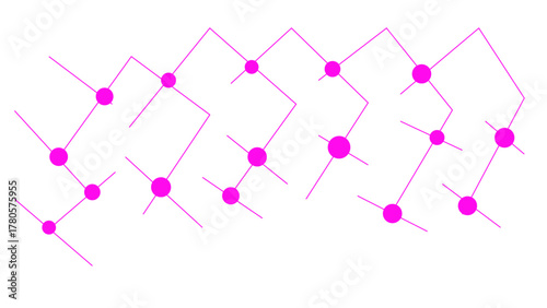 High tech circuit board connection system. Abstract technology background