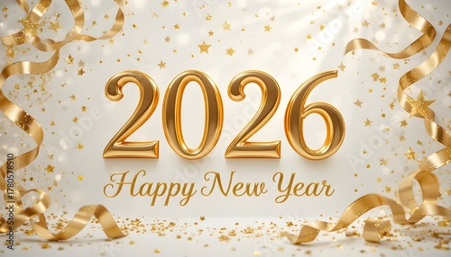 happy new year 2026 background