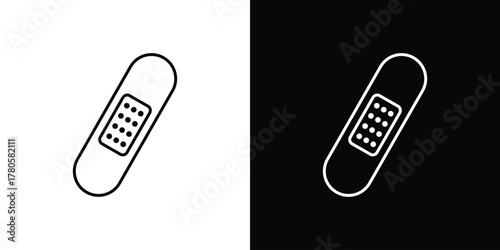 Band aid icon logotype designs. modern icon design set