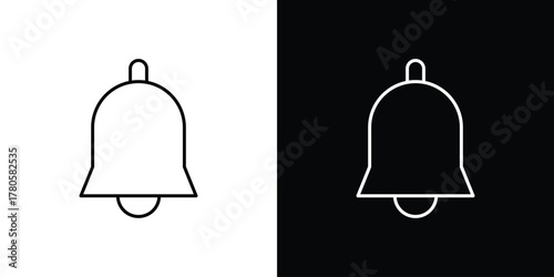 Bell ring icon logotype designs. modern icon design set