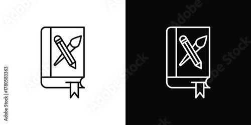 Brand guidelines icon logotype designs. modern icon design set