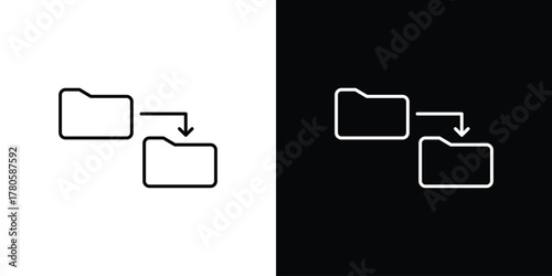 Data transfer icon logotype designs. modern icon design set