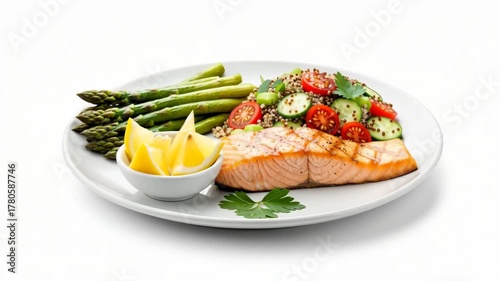 Salmon Plate Meal.