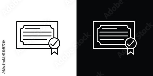 Diploma icon logotype designs. modern icon design set