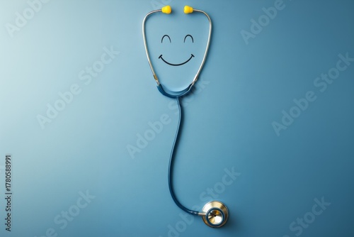 Listen to Your Health, Positive Wellbeing Symbol with Copy Space