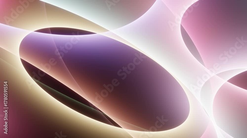 Abstract glowing pink purple wave background animation