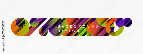 Abstract colorful waves form dynamic background. Modern design elements create visual interest, suitable for various projects.