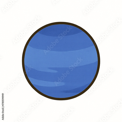 Vector Illustration of Neptune Planet
