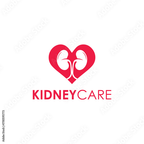 Kidney Care Logo Vector Medical