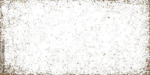 A rough, brown grunge paper texture with an aged and vintage surface makes a dirty old backdrop