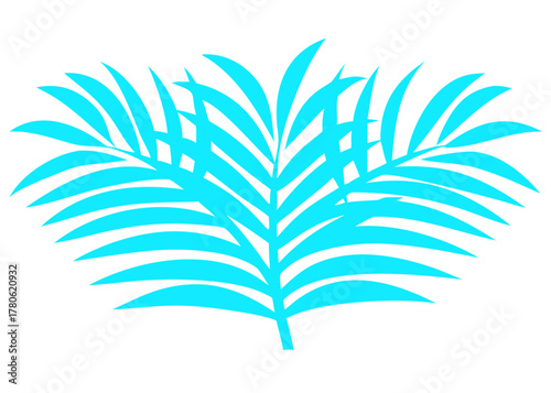 Tropical Palm Leaves Pattern Modern Botanical Style, palm, tropical, leaf, green